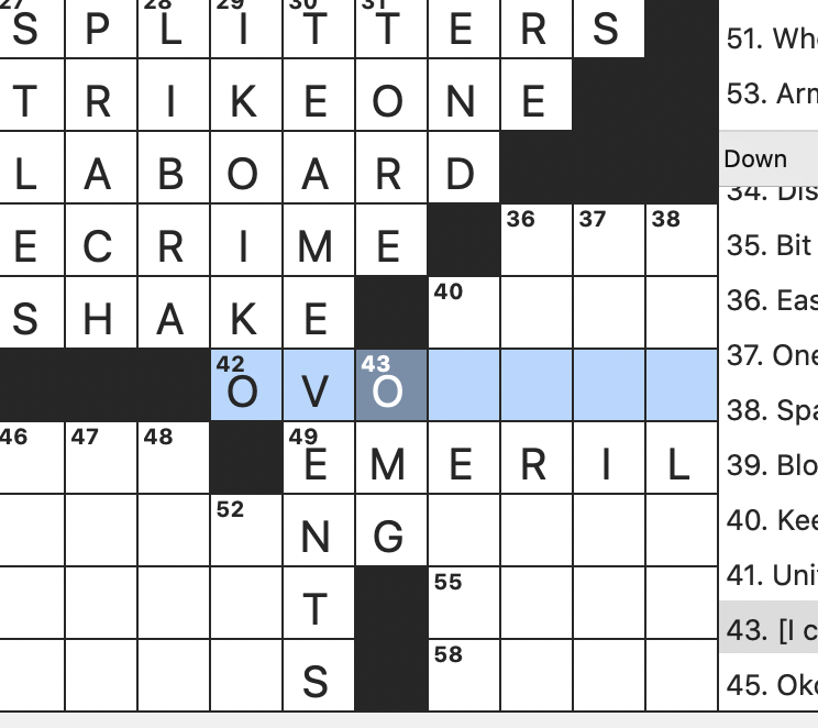 rex parker does the nyt crossword puzzle okonkwo s people in things fall apart sat 10 9 21 much covered new orleans standard based on mardi gras chants arc shaped musical notation part