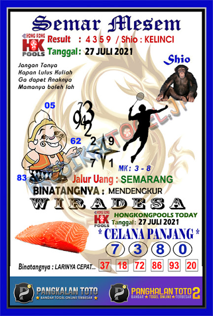 Kode Syair Hk 27 Juli 2021 - Prediksi Hk - Keraton4D