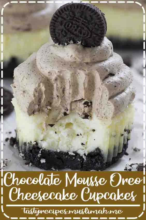 Chocolate Mousse mini biscuit Cheesecakes – mini cheesecakes with thick cooky crust, topped with light-weight and creamy mousse. you may not believe however delicious these made chocolate desserts square measure. home-cured biscuit cheesecakes square measure your wildest, and sweetest, dreams come back true. Oreo Cheesecake formula With mousse ice Perhaps you thought : OH no, here is another in an exceedingly series of cheesecake recipe!!! however this ain’t simply a daily cheesecake. It’s not even like the delicious Reese’s Cheesecake. Nope, not at all! Here’s cooky crust + cheesecake + an enormous cloud of mouthwatering mousse frosting+ an additional cooky on high. they're mini, they’re decadent, and they’re merely irresistible. It is typically aforementioned that the mini cheesecakes square measure higher than the regular size cake as a result of you have got a full cheesecake for yourself, however now it won’t be enough. I’m positive won’t be able to stop at only 1 cake. Chocolate Mousse mini biscuit Cheesecakes – mini cheesecakes with thick cooky crust, topped with light-weight and creamy mousse. you may not believe however delicious these made chocolate desserts square measure. home-cured biscuit cheesecakes square measure your wildest, and sweetest, dreams come back true. Oreo Cheesecake formula With mousse ice Perhaps you thought : OH no, here is another in an exceedingly series of cheesecake recipe!!! however this ain’t simply a daily cheesecake. It’s not even like the delicious Reese’s Cheesecake. Nope, not at all! Here’s cooky crust + cheesecake + an enormous cloud of mouthwatering mousse frosting+ an additional cooky on high. they're mini, they’re decadent, and they’re merely irresistible. It is typically aforementioned that the mini cheesecakes square measure higher than the regular size cake as a result of you have got a full cheesecake for yourself, however now it won’t be enough. I’m positive won’t be able to stop at only 1 cake.