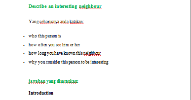 Contoh soal tes toefl