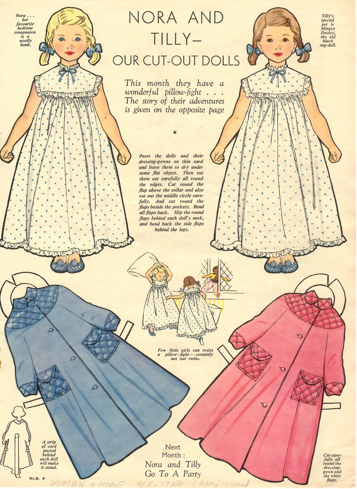 Miss Missy Paper Dolls Nora And Tilly