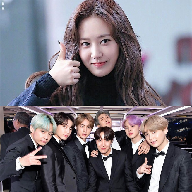 YURI de GIRLS 'GENERATION MUESTRA SU APOYO A BTS Imperio