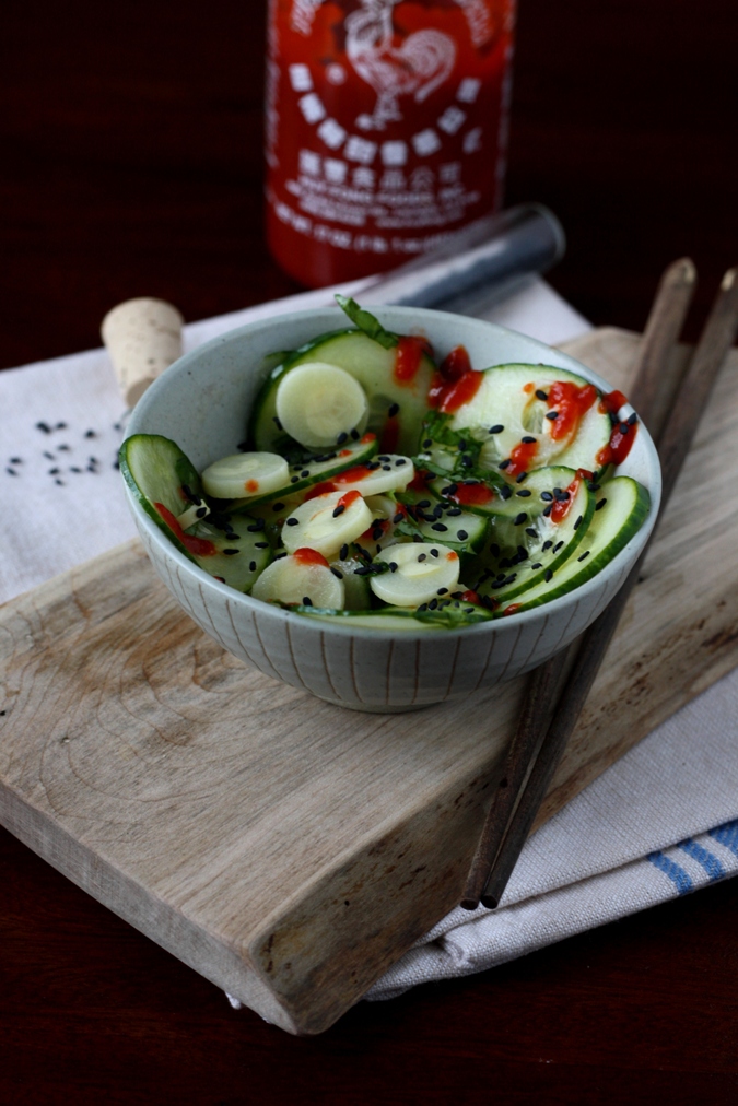 Mango & Tomato Asian Cucumber And Hearts Of Palm Salad Perfect For A