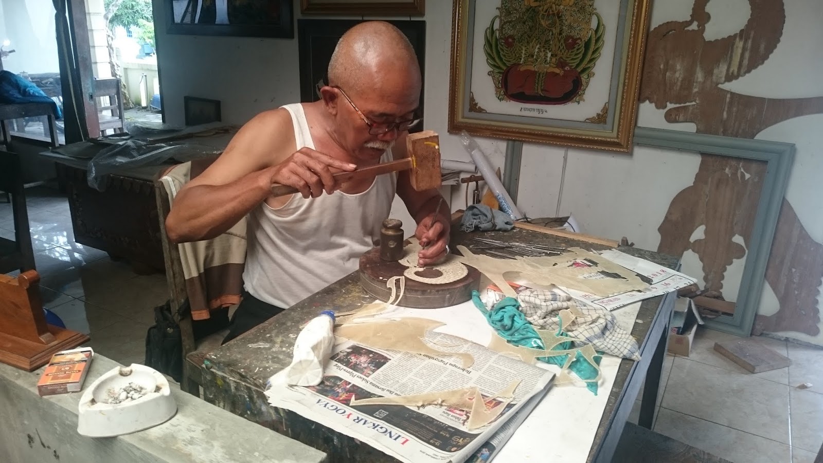 Es Two Rahayu Alat Dan Bahan Serta Teknik Pembuatan Wayang Kulit