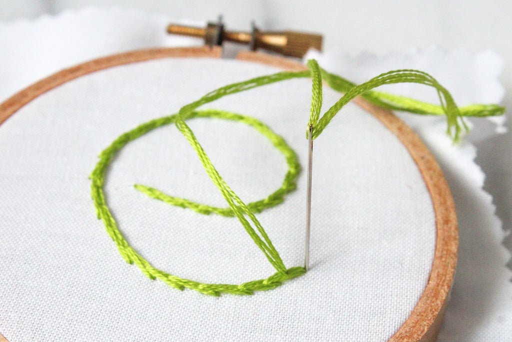 Hướng dẫn thêu tay mũi Split Stitch