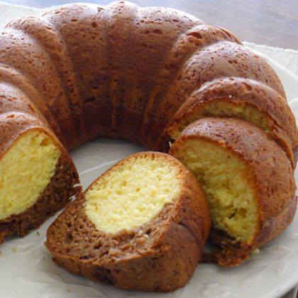 Mexican Chocolate and Vanilla Bundt Cake