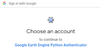 Log in to google account to get authorization token