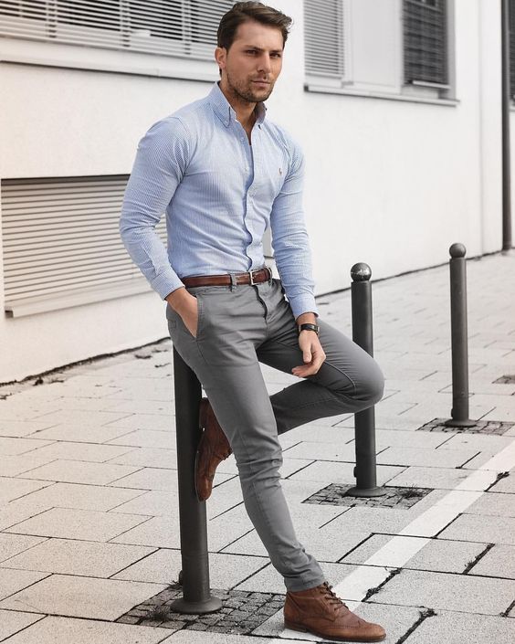 look social masculino com calça jeans