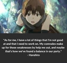 Haruhiro Quotes