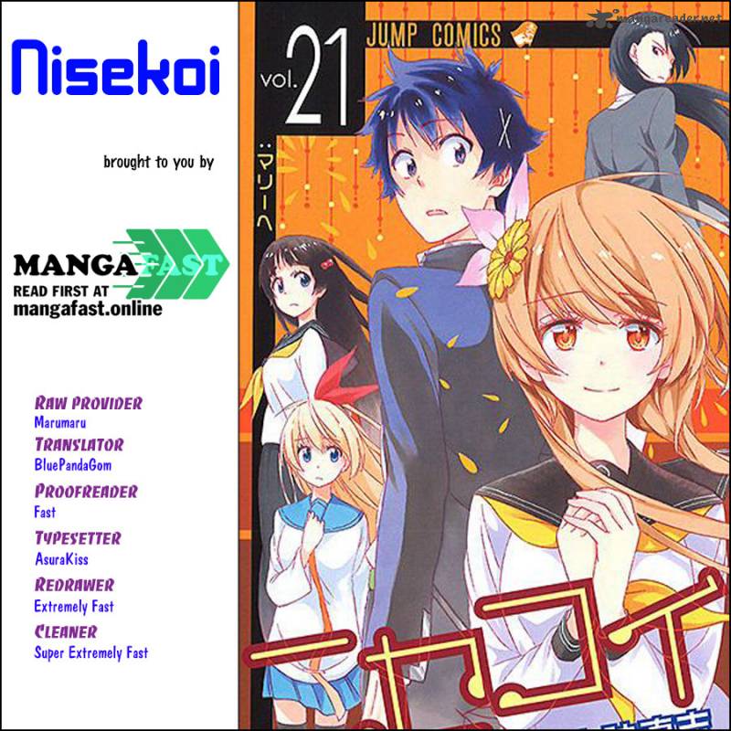 Nisekoi Chapter 226 Nisekoi Manga Online