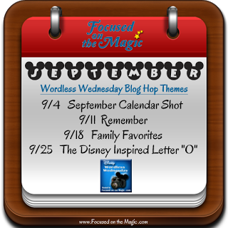 The Disney Wordless Wednesday Blog Hop September Themes