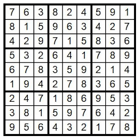 answerkey sudoku puzzle #25 @BionicBasil®