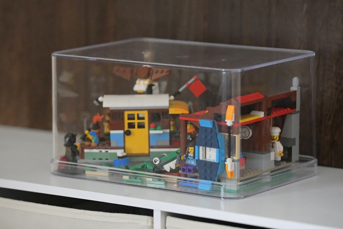 透明収納ケース＠ダイソー｜レゴや模型のディスプレイケース代わりに便利な箱[レビュー]-ぽろぽろぶろぐ