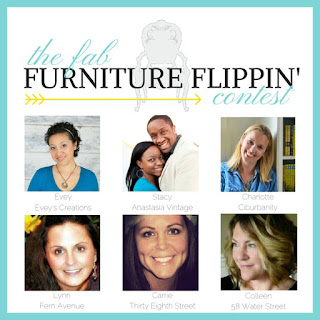 fab flippin contest, furniture contest, link party