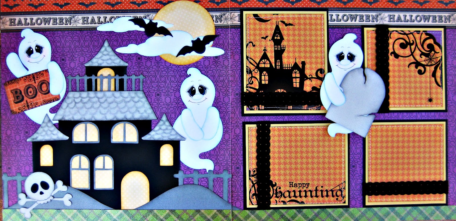 Designs by Crafty1mommy: Halloween Layouts