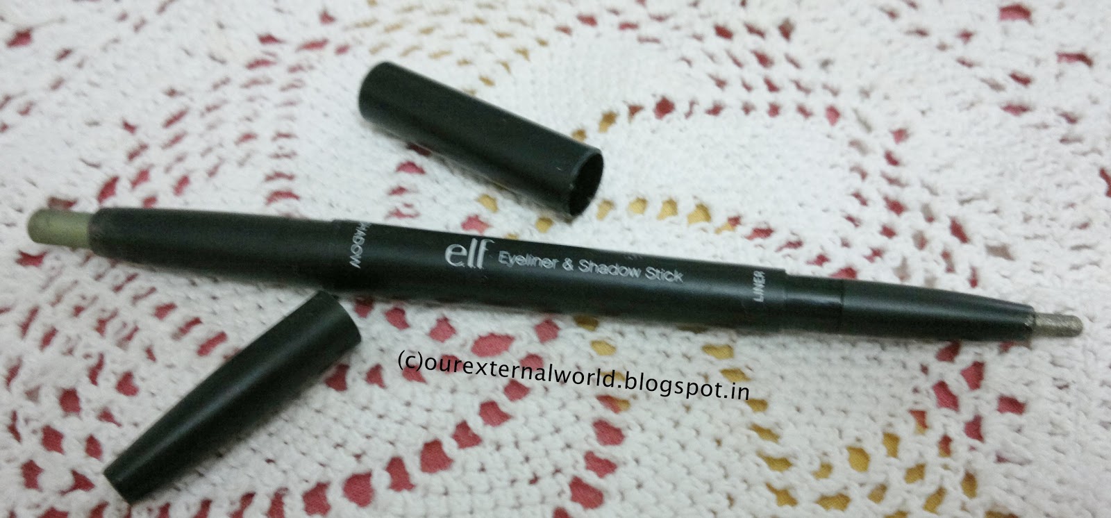 ELF Eyeliner & Shadow Pencil Moss & Green Review and Swatch