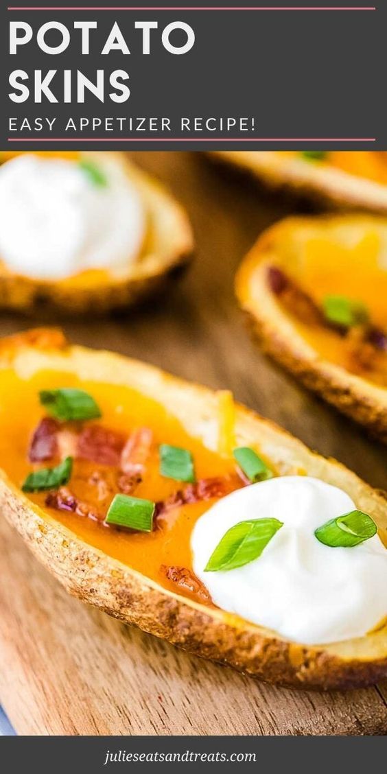 Potato Skins Appetizer Recipe! LITTLEEDIY