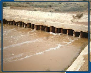 Dams and the distribution of rain water in the M'zab Valleyites