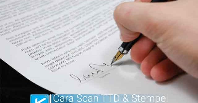 Cara Scan Tanda Tangan dan Stempel di HP Android &amp; Printer
