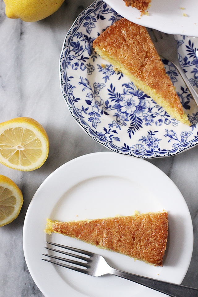 ambrosia Lemon, Polenta, and Olive Oil Cake