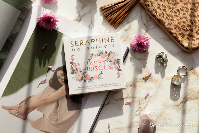 SERAPHINE BOTANICALS Happy Hibiscus Palette - 99% Natural Blush Palette