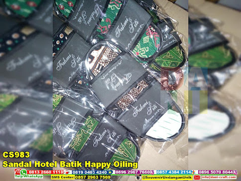 jual Sandal Hotel Batik Happy Oiling