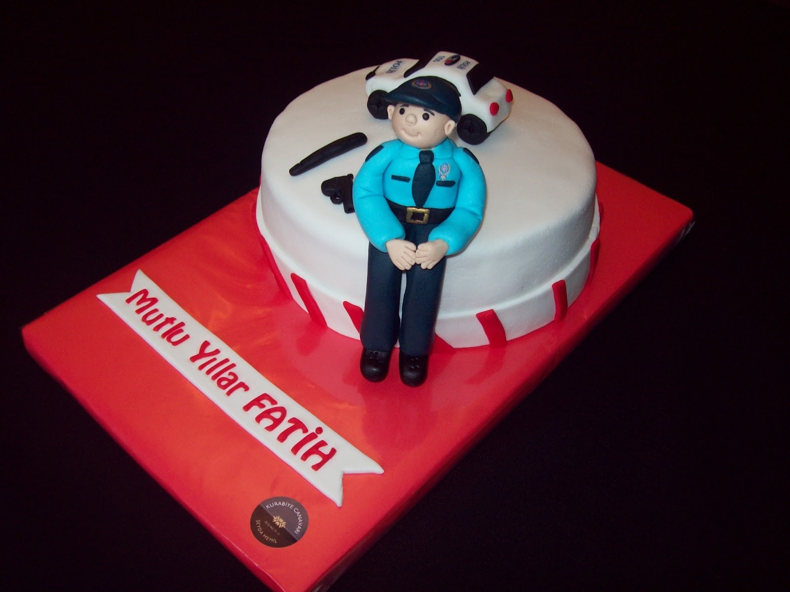 Cake FUNtastic POLİS TEMALI PASTA & POLICE MAN CAKE