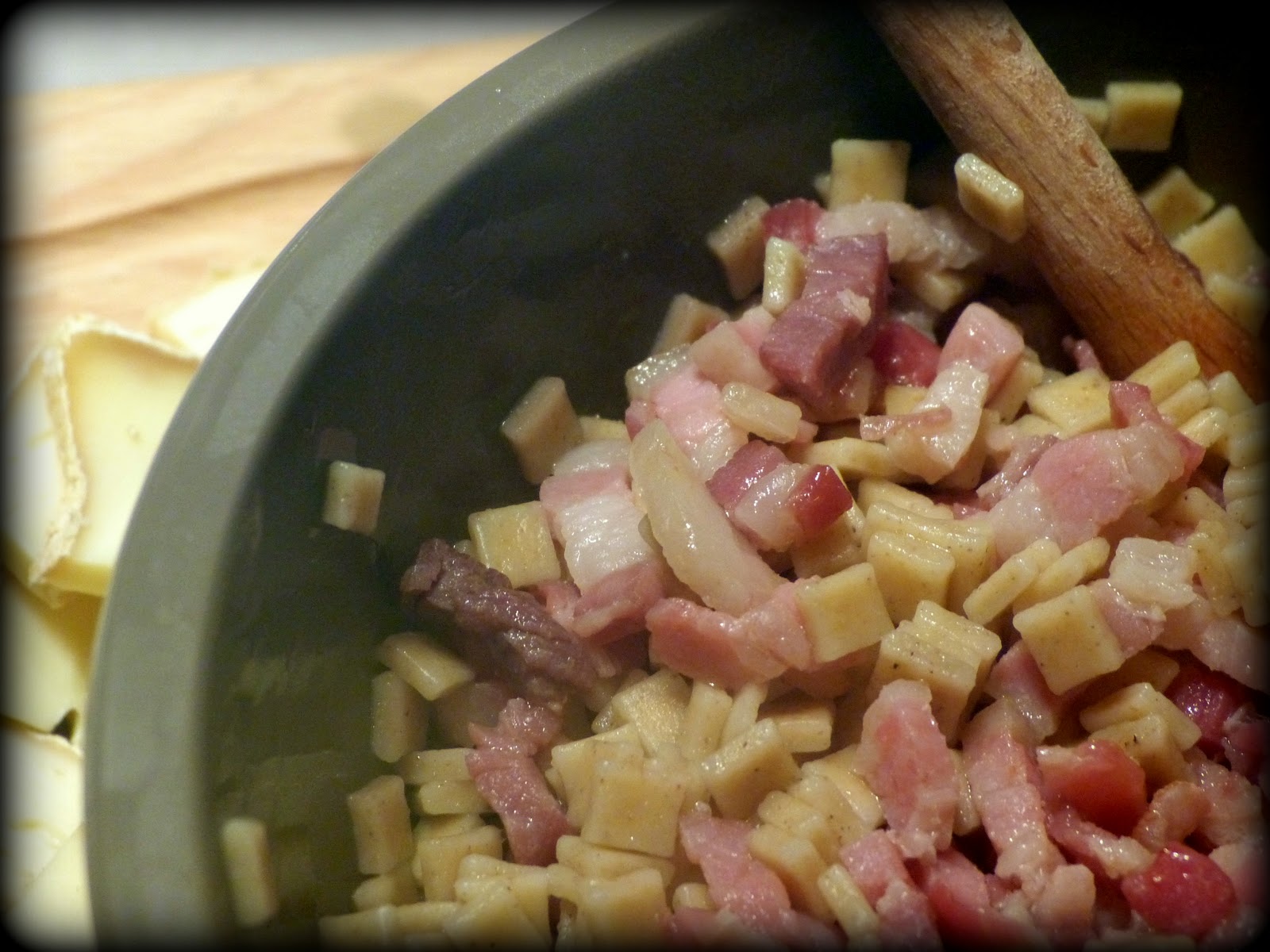 La minute gourmande bio: Gratin de crozets aux lardons et au reblochon