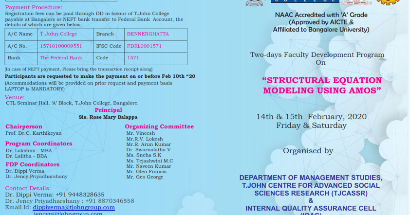 FDP on Structural Equation Modelling using AMOS - LEARN WITH RAJAKRISHNAN