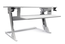 White Sit To Stand Desktop Attachment White Sit To Stand Desktop Attachment