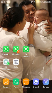 cara install 3 tiga whatsapp facebook messenger