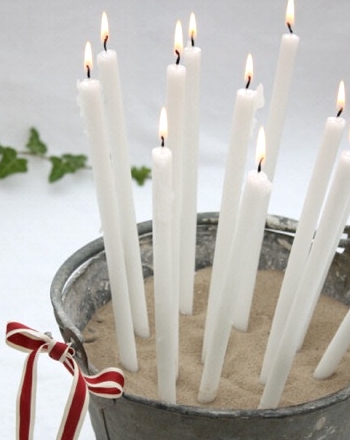 decorating with candles