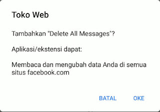 Cara Menghapus Semua Pesan Facebook Messenger di android