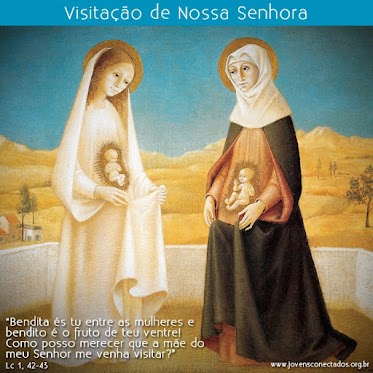 Resultado de imagem para “Bendita és tu entre as mulheres e bendito é o fruto do teu ventre! 43 Como posso merecer que a mãe do meu Senhor me venha visitar?