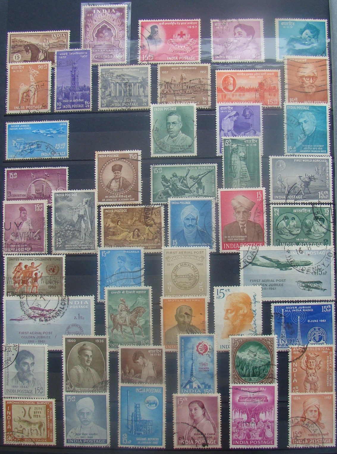 My Postage Stamps Collection India 195761