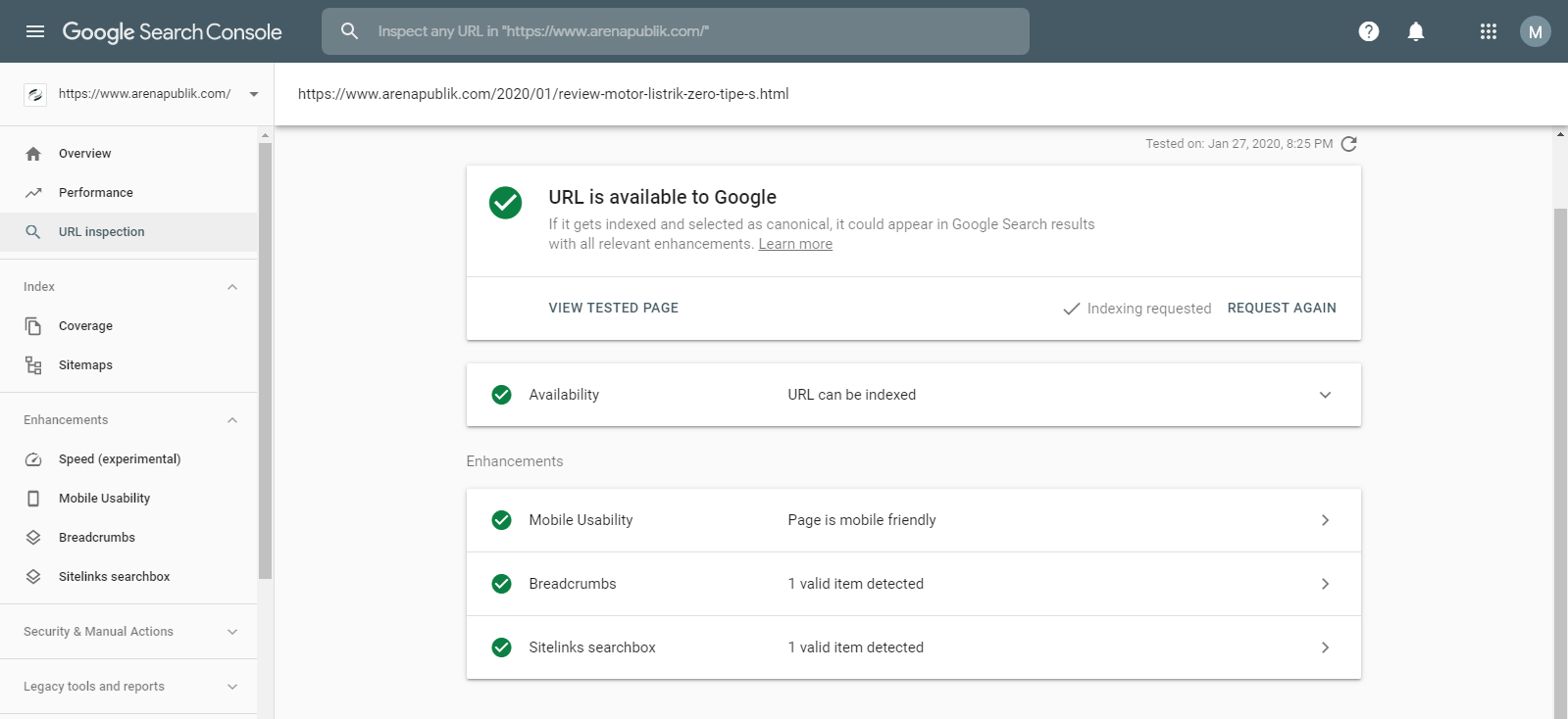 Mengatasi Error Breadcrumb Pada Google Search Console