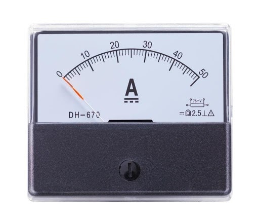 Untuk yang digunakan besarnya alat ukur adalah amperemeter mengukur ALAT