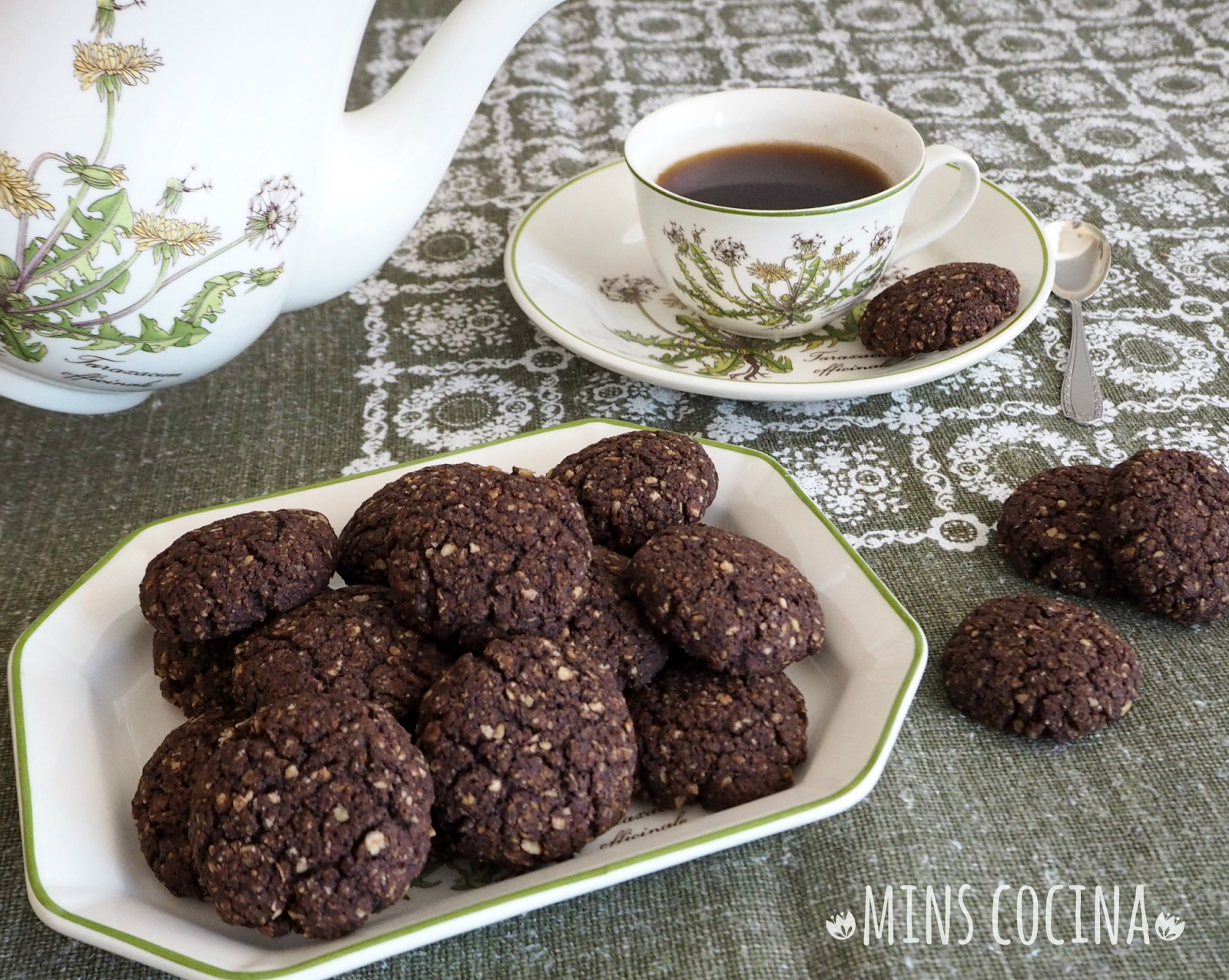 Mins Cocina Galletas de centeno con chocolate y aceite de oliva virgen extra