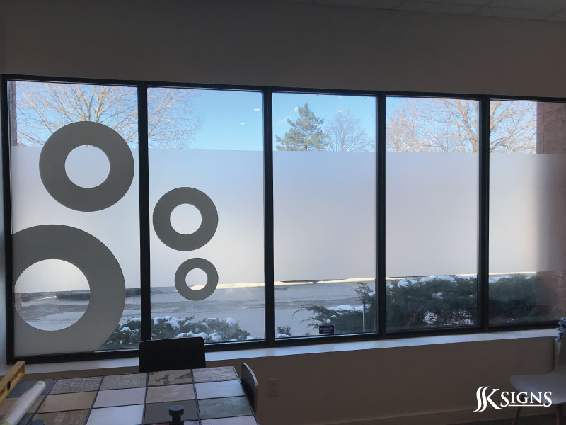 Creative Exterior Frosted Window Film for Living room
