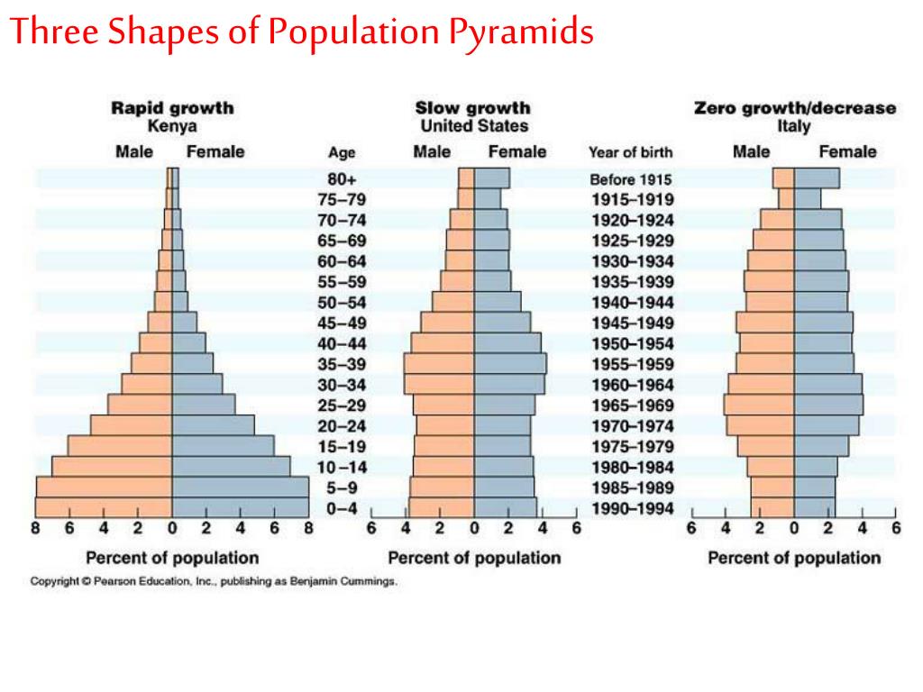 Population Geography Concept Of Population Structure Age Sex Pyramid