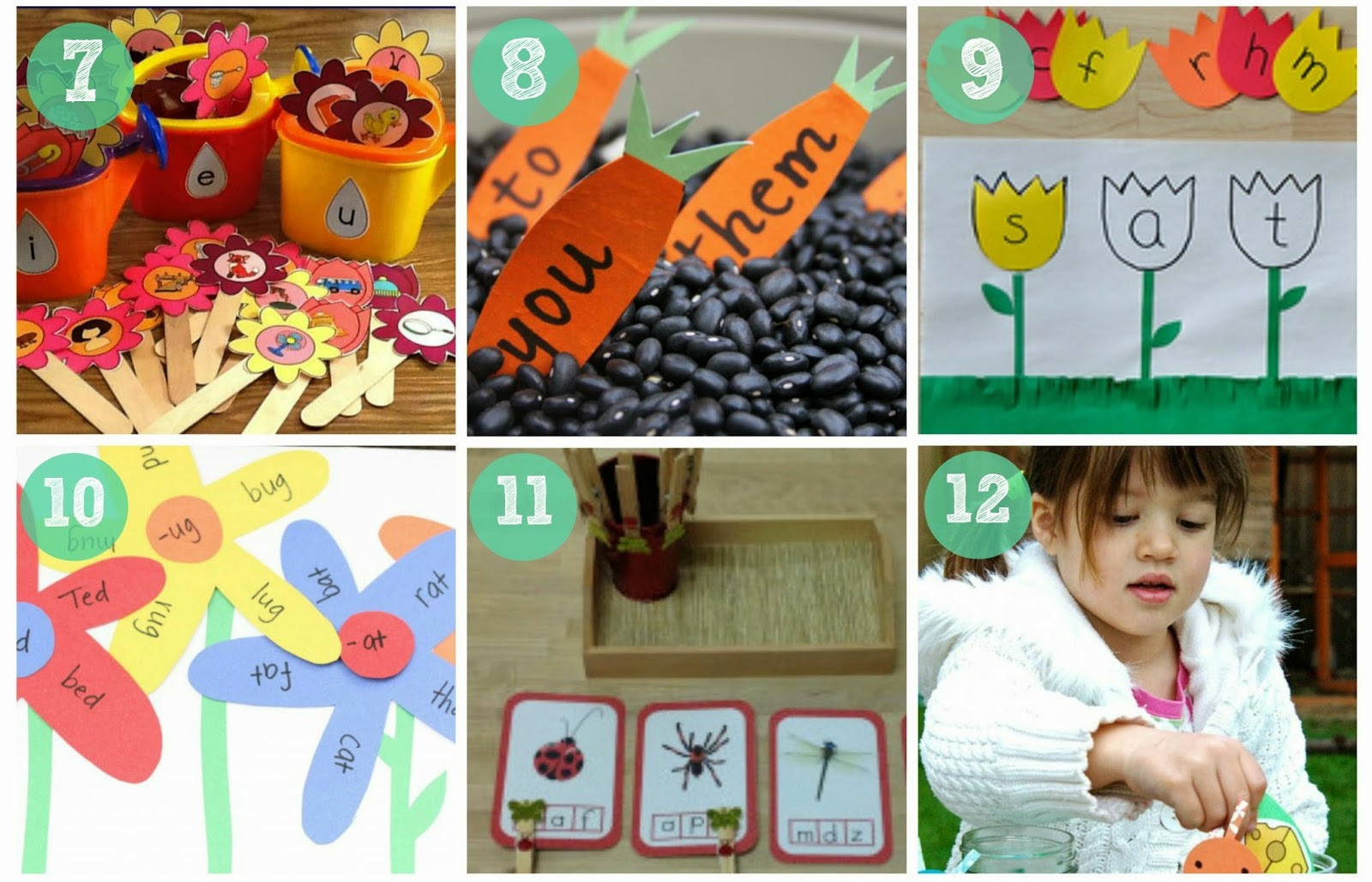 LLUVIA DE Actividades y materiales de con naturales para Educación Infantil