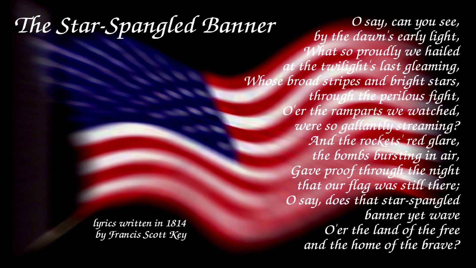 what is the star spangled banner song
