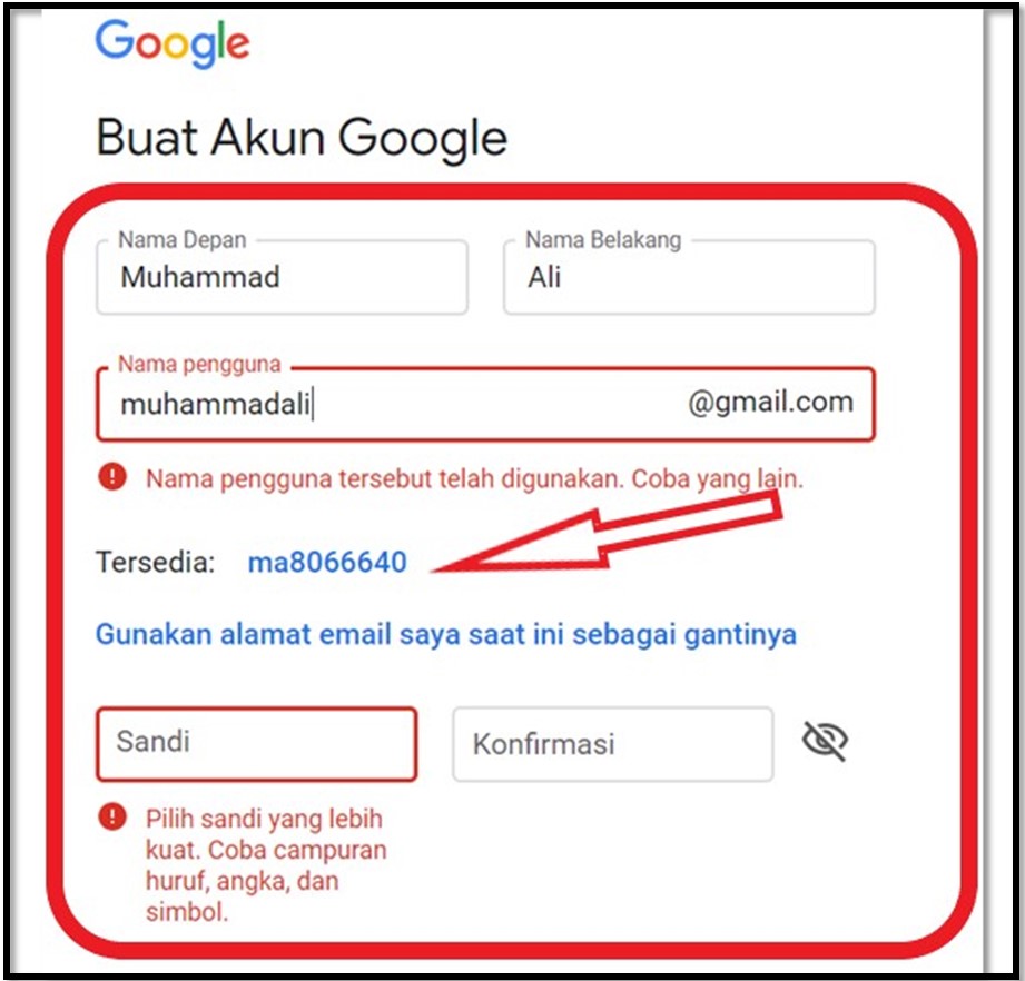 Inspirasi dan Sains: CARA BUAT AKUN E-mail Gmail BARU DI LAP