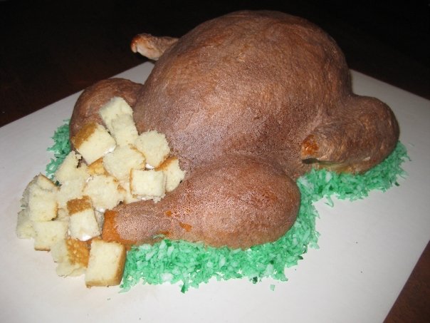 I Made the Cake: Roasted Turkey Cake