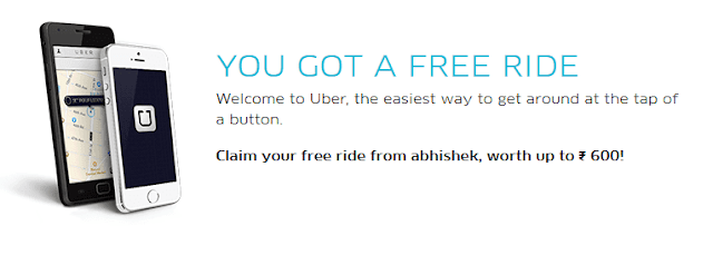 How do I use Uber free rides