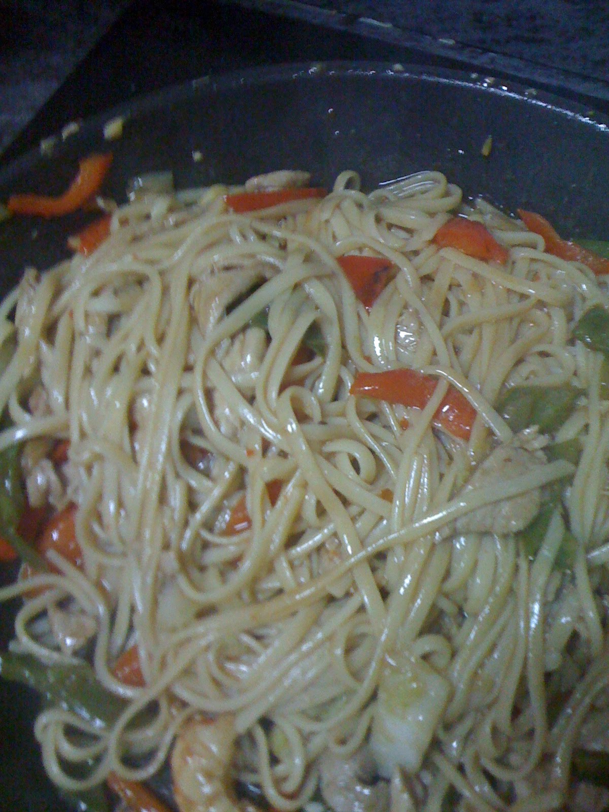 chefcuenca: Bamigoreng ( solomillo de cerdo salteado con gambas ...