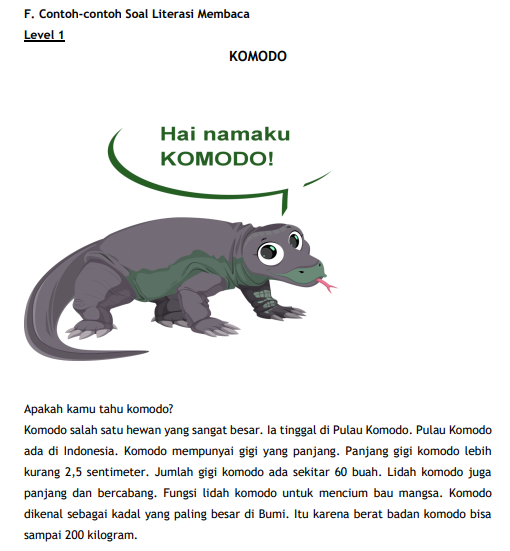 5 bentuk jenis soal akm beserta contohnya tasadmin