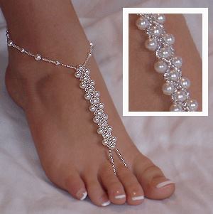 Bridal Basics: Gorgeous Foot Jewels
