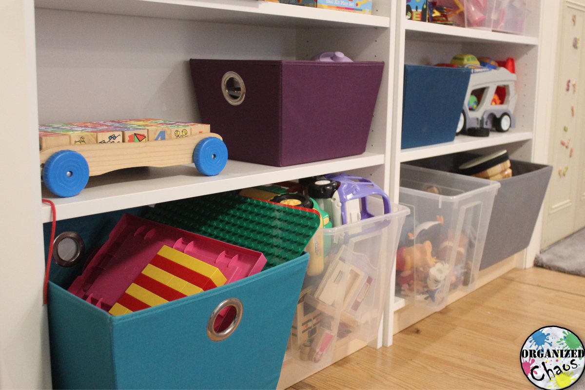 Open Shelf Toy Storage to Foster Independent Play Organized Chaos