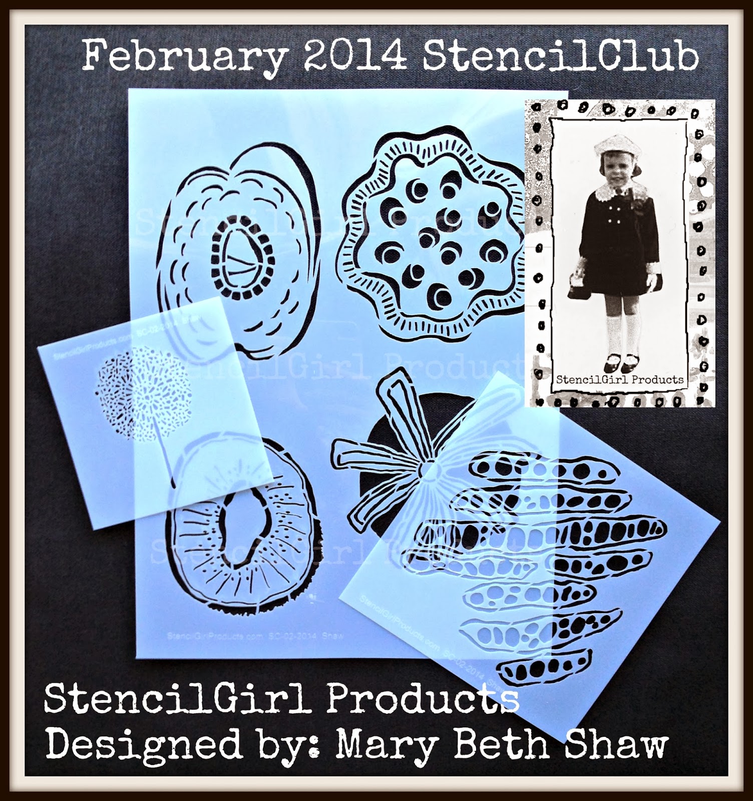 StencilGirl Talk February 2014 Release from StencilGirl!